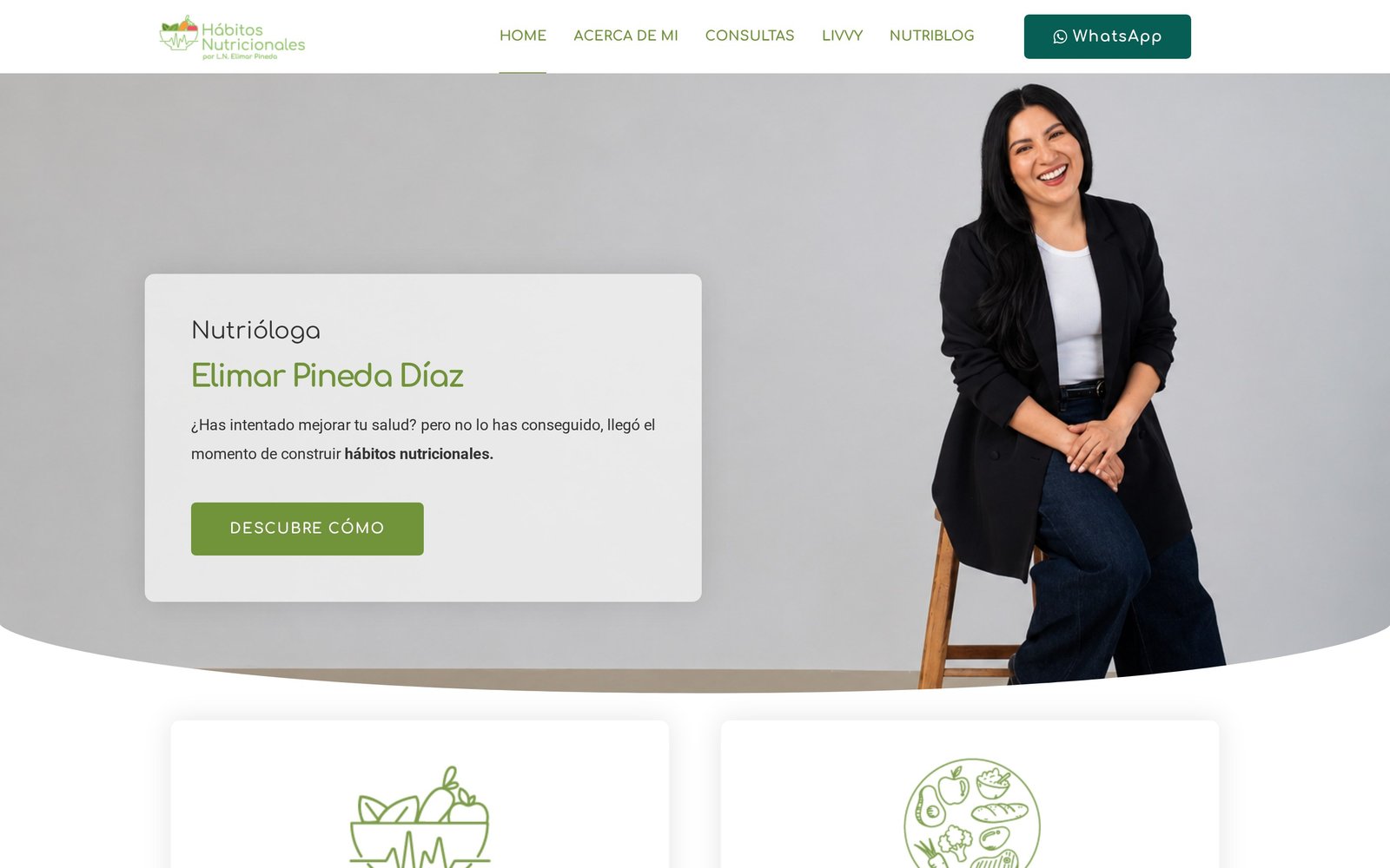 Hábitos Nutricionales — Conversion Experience